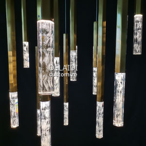 Lustre moderne <span class=keywords><strong>de</strong></span> luxe lampes Cristal Lustre maison lampes <span class=keywords><strong>de</strong></span> salon luminaire suspendu décoration lustre en cristal <span class=keywords><strong>de</strong></span> roche - Product Image 2