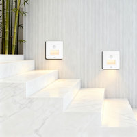 Détecteur de mouvement infrarouge MGA pour marches et sols, lumière LED encastrée pour couloir et escalier avec capteur IR