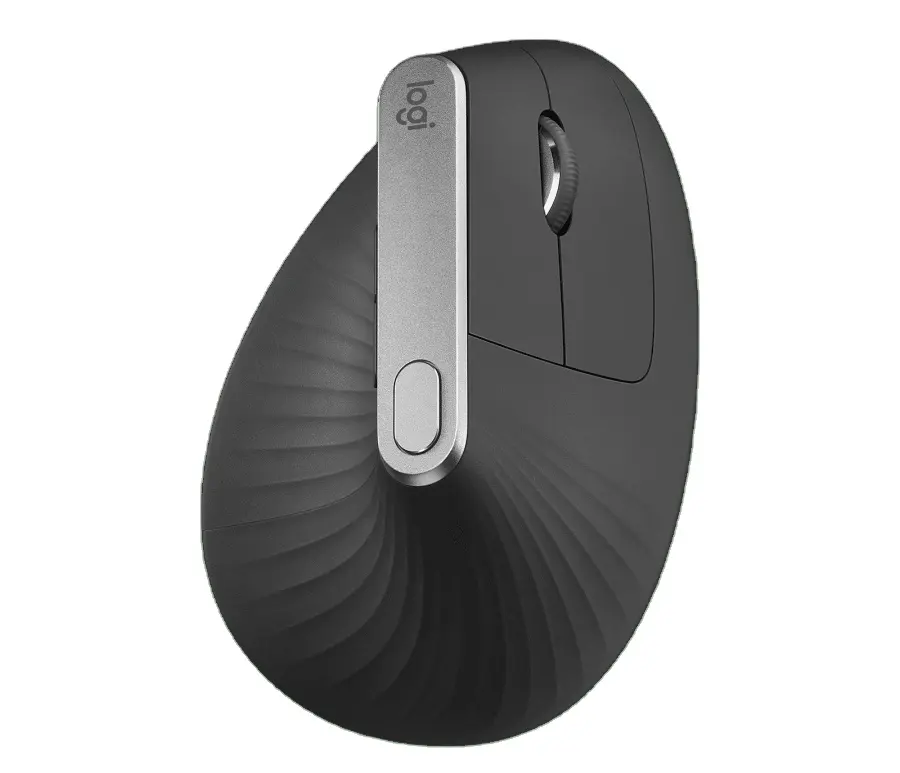 Logitech MX Vertical Mouse Wireless Mouse Office Vertical Mouse Ergonomic Design Black with Wireless 2.4G Receiver