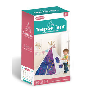 33PCS Apprentissage Camping DIY Assemblage Tapis <span class=keywords><strong>Lit</strong></span> Motifs Géométriques <span class=keywords><strong>Tipi</strong></span> Tente Jouets Enfants Pour Les Fêtes - Product Image 4