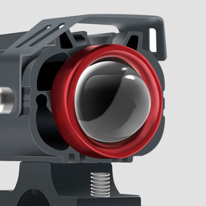 Projecteur de <span class=keywords><strong>phare</strong></span> <span class=keywords><strong>LED</strong></span> pour <span class=keywords><strong>moto</strong></span> MOTERCROSS, lentille de projecteur, feu antibrouillard, lampe auxiliaire électrique supplémentaire 12-80V A-CLASS pour VTT - Product Image 5