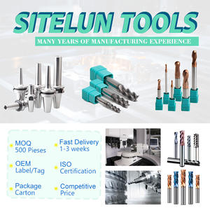 Fraises à bout sphérique à 4 cannelures résistantes à l'usure Hrc55 D1*50l D4*100l Fraises en carbure de tungstène pour acier allié - Product Image 3