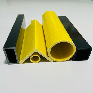 Profilé composite en fibre de verre haute résistance GFRP Pultrusion d'acier en verre pour la construction d'un service de coupe personnalisable - Product Image 3