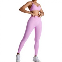Nouveau style Legging de yoga sans couture pour femme, effet galbe fessier, sculptant le corps, en Nylon Spandex, pour le sport, la course et le fitness, Printemps/Automne