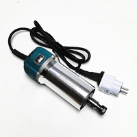 Moteur de broche refroidi par Air 1.5KW 1500W diamètre 64mm ER11 pince mandrin pour bricolage CNC routeur Machine de gravure