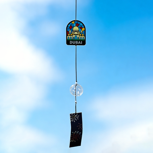 Carillon Personalizzato con Design Architettonico di Dubai, Decorazione per Interni, Ornamento da Appendere per Giardino, Design di Attrazioni Turistiche - Product Image 4
