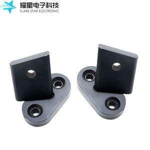 Flare Star Electronic Aluminum A Pillar <b>Bracket</b> For Jeep JK 07-18 <b>Black</b> Silver Color - Product Image 1
