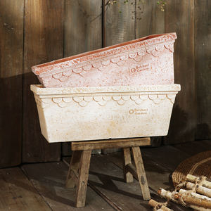 Jardinière rectangulaire en fibre de verre de style nordique, grand diamètre, pour salon, extérieur, balcon, jardin, fleurs - Product Image 4