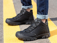 JIANKUN CERTIFICAT CE S3 SR OEM Bottes de travail en cuir véritable avec embout en acier pour la construction industrielle