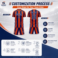 Uniforme de Fútbol Personalizado con Emblema del Equipo, Transpirable, de Poliéster, para Partidos de Fútbol