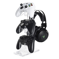 Double support universel de contrôleur de jeu en acrylique, accessoires de jeu pour PS4 PS5 Xbox ONE Switch