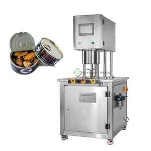 Wholesale Fully Automatic Electric Tuna Tea Nitrogen Beverage Can Cap Sealing Machine