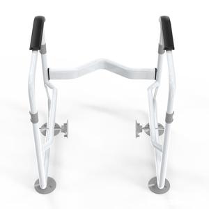 Barras de apoyo para inodoros para residencias de ancianos, capacidad de carga de 250 kg, diseño moderno y sencillo, equipo de seguridad para el baño - Product Image 4