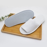 Chaussons d'hôtel Chaussons jetables en velours Spa personnalisé pas cher pour les clients