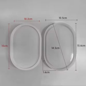 قالب سيليكون سداسي ومربع وبيضاوي من AOHUA لصنع الحلوى وحامل الأكواب وقواعد الأكواب - للخرسانة والراتنج الإيبوكسي والجبس - Product Image 5