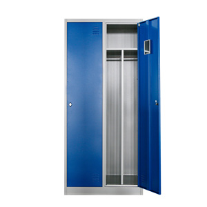Dormitory Steel Furniture 2 Doors Storage <b>Wardrobe</b> Cabinet Bedroom with <b>Mirror</b> for Worker Changing Room - Product Image 4