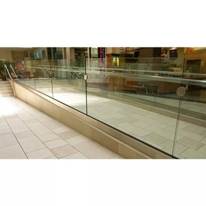 Ringhiera Moderna per Balcone e Terrazza in Acciaio Inox 304/316, Alluminio/Legno/Pietra/<span class=keywords><strong>PVC</strong></span> con Vetro Temperato da 12mm e Profilo a U per Villa - Product Image 6