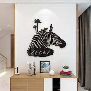 Pegatinas de pared acrílicas 3D, decoración de pared personalizada creativa, cabecera, sala de estar, TV, Fondo, pegatinas de pared - Product Image 4