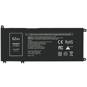 Batería para Dell Vostro 15-7580, 15.4V 62Wh <span class=keywords><strong>33YDH</strong></span>, Reemplaza a PAR A0051-00197, Alta Capacidad 4000mAh - Product Image 1
