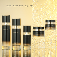 Ensemble de flacons en verre pour soins de la peau de luxe avancés, flacon en verre pour cosmétiques de luxe haut de gamme personnalisé en petite série avec marque déposée