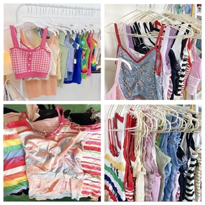 Áo len nữ đã qua sử dụng, kiểu dáng thời trang, mỏng, tay ngắn, áo ba lỗ, xuất khẩu sang Thái Lan - Product Image 2