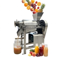 Extracteur de jus industriel robuste pour pommes, gingembre, oranges et agrumes