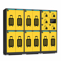 Casier à bagages intelligent extérieur 2026 avec paiement par QR, armoire de rangement étanche pour location, idéal pour parcs d'attractions et sites touristiques