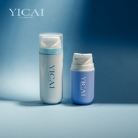 Flacon pompe cosmétique sans air à large ouverture en PP recyclable de 30 ml, 50 ml, 100 ml pour sérum, crème pour le visage, lotion corporelle