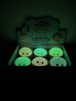 Lot de 72 jouets anti-stress TPR en forme de petit pain vapeur mignon, à remontée lente, qui brillent dans le noir, pour soulager le stress, en provenance de notre entrepôt américain