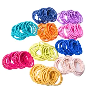 Mode Haarschmuck Basic Solid Color Hochela tisches Lotus Root Festival Haar gummi Gummiband