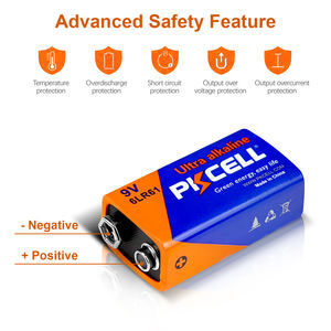 แบตเตอรี่อัลคาไลน์9โวลต์6LR61แบตเตอรี่อัลคาไลน์ขนาด1.5โวลต์แบตเตอรี่6am6 <span class=keywords><strong>6lf22</strong></span>แบตเตอรี่แห้ง - Product Image 2