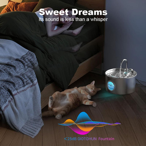 <span class=keywords><strong>Meilleure</strong></span> <span class=keywords><strong>fontaine</strong></span> à <span class=keywords><strong>eau</strong></span> automatique moderne et durable pour animaux de compagnie, écologique, 3,2 L, en acier inoxydable, distributeur d'<span class=keywords><strong>eau</strong></span> silencieux pour <span class=keywords><strong>chat</strong></span> avec USB - Product Image 4