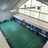 Structure de padel préfabriquée en aluminium à travée libre pour la construction de terrains de padel commerciaux