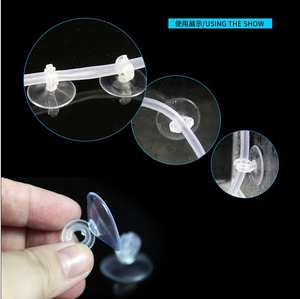 Ventosa de PVC para tanque de Acuario, ventosa para acuario de vidrio, soporte de ventosa, ventosa para bomba de tanque de peces, tubo de línea aérea acuático - Product Image 4