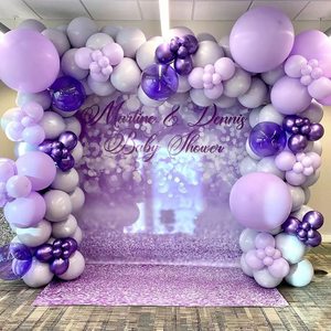 Kit <span class=keywords><strong>de</strong></span> guirlande <span class=keywords><strong>de</strong></span> ballons papillon violet pastel, 130 pièces, <span class=keywords><strong>pour</strong></span> mariage <span class=keywords><strong>de</strong></span> <span class=keywords><strong>princesse</strong></span>, baby shower, <span class=keywords><strong>anniversaire</strong></span>, décorations <span class=keywords><strong>de</strong></span> soirée - Product Image 5