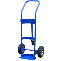 Carretilla Manual para Cilindros de Oxígeno Industrial con Capacidad de Carga de 200 kg, Construcción de Metal y Goma, OEM Disponible