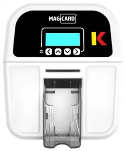Magicard-Solución de quiosco para impresora de tarjetas de identificación de doble cara, Impresión de tarjetas K