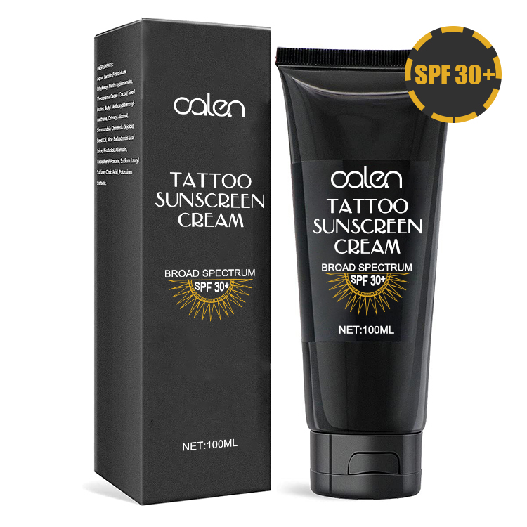 Oalen частная этикетка по уходу за кожей профессиональный тату солнцезащитный крем SPF30 татуировки защита от солнечных лучей UVA/UVB Bloacking татуировки солнцезащитный крем