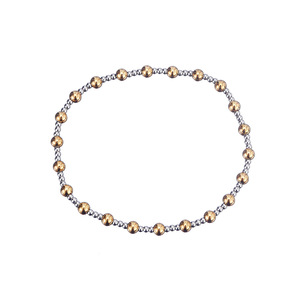<span class=keywords><strong>Bracelet</strong></span> en acier inoxydable pour <span class=keywords><strong>homme</strong></span> et femme, <span class=keywords><strong>bracelet</strong></span> élastique en <span class=keywords><strong>or</strong></span> <span class=keywords><strong>18</strong></span> <span class=keywords><strong>carats</strong></span> de haute qualité, classique, fourniture AMZ - Product Image 5
