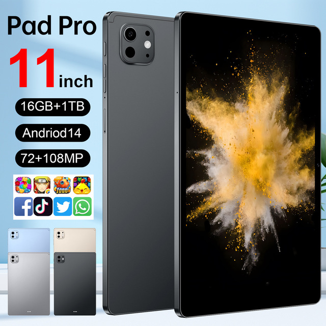 2026 Hot Sale Pad Pro 11 Inch Brand New Smart Tablet  with Octa Core High Quality 16GB+1TB