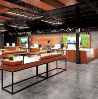 Magasin de détail Design d'intérieur Magasin de fumée Vitrine CBD Vitrine Cabinet Verre pour magasin de fumée