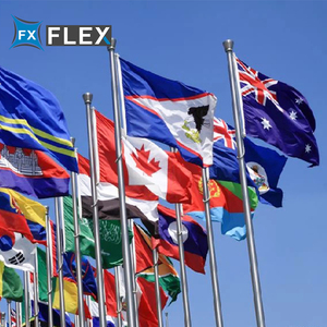 Cuộn Vải Cờ Lưới Dệt 115gsm Vải Nhuộm Thăng Hoa Vải <span class=keywords><strong>Polyester</strong></span> - Product Image 6