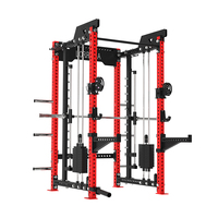 Ensemble Smith Commercial en Acier à Charge Libre, Équipement de Gymnastique en Gros, Machine de Musculation Multi-Power Rack à Charge par Disques, Vente Directe Usine