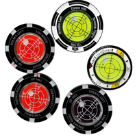 Marqueur de balle de golf en or avec ensemble de pinces à chapeau magnétiques, accessoires de golf gravés personnalisés, cadeau de qualité supérieure