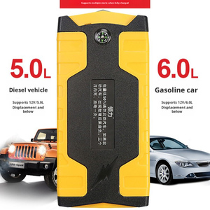 Power Bank di Emergenza 6000mAh, Kit Attrezzi 3-in-1 con Cavo Dati, <span class=keywords><strong>Accendisigari</strong></span>, Adattatore Wireless USA, Luci LED, <span class=keywords><strong>Avviatore</strong></span> d'Emergenza per <span class=keywords><strong>Auto</strong></span>, Giallo - Product Image 3