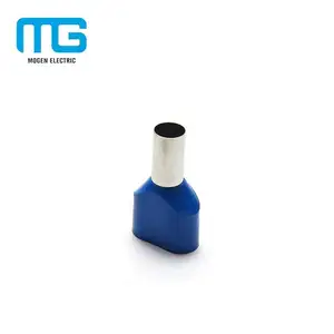 TE Series Nylon Insulated Terminals Insulated Twin Cord End Terminals Copper Tube