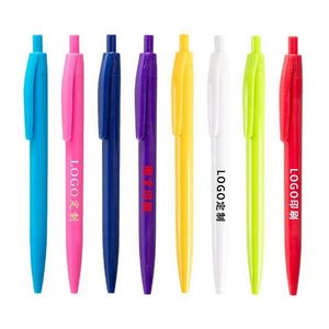 Matte Texture Plastic Sports Ballpoint <b>Pen</b> with 0.7mm Tip Blue/Black Ink Customized Logo Promotional Gift - Product Image 2