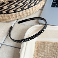 Serre-têtes en acétate style coréen YJL, classiques à pois, vintage, antidérapants et simples