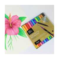 Mont Marte Dual Fine Tip Alcohol Art Markers 12pc marqueur d'artiste