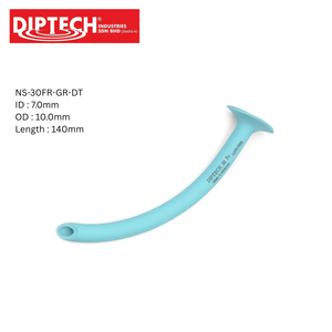 Tuyau de ventilation souple en néoprène de style Robertazzi, taille adulte, résistant, 30FR, canal respiratoire stérile et lisse, personnalisable OEM - Product Image 1